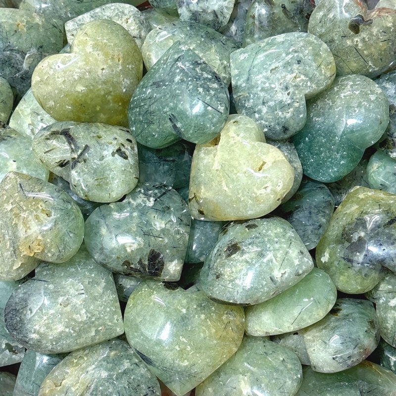 Prehnite Stone Heart Crystal Wholesale - Wholesale Crystals