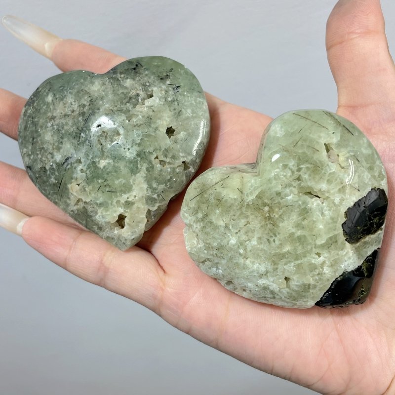 Prehnite Stone Heart Crystal Wholesale - Wholesale Crystals