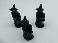 Obsidian Witch Ride Broom Carving Wholesale -Wholesale Crystals
