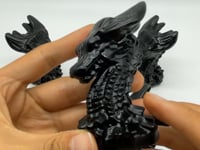 Black Obsidian Dragon Head Carving Wholesale -Wholesale Crystals