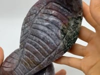 High Quality Large Ocean Jasper Cobra Snake Carving