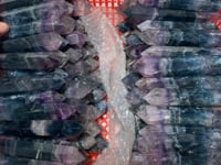 Blue Purple Fluorite Double Point Tower Wholesale