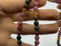 High Quality 3-Loop Coloful Tourmaline Bracelet(HGUB15) -Wholesale Crystals