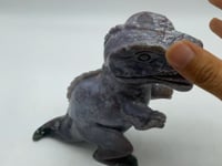 Large Ocean Jasper Tyrannosaurus Rex Dinosaur Carving