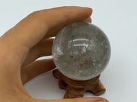 Enhydro Garden Quartz Sphere With Moving Bubble
