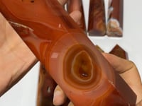 10 Pieces Large Carnelian Crystal Tower