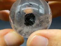 Unique Clear Quartz With Mica And Rutile Sphere