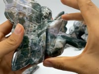 9 Pieces Beautiful Ocean Jasper Butterfly Fairy Carving