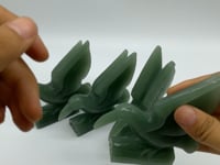 4 Pieces Green Aventurine Bird Carving