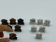 Mini Tiger Eye Howlite Tombstone Skull Cross Carving Wholesale -Wholesale Crystals