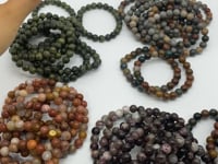 5 Types Bracelet Russian Serpentine Stone Ocean Jasper Bracelets Wholesale -Wholesale Crystals