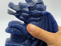 Blue Aventurine Flying Dragon Carving -Wholesale Crystals