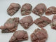 10 Pieces Beautiful Pink Opal Sea Turtle Carving