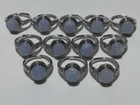 Beautiful Blue Lace Agate Ring Wholesale -Wholesale Crystals