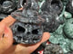 Halloween Pumpkin Wizard Hollow Carving Wholesale Yooperlite Larvikite Tree Agate -Wholesale Crystals