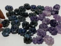 Labradorite Lepidolite Sunflower Crystal Carving Wholesale -Wholesale Crystals