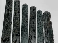 6 Pieces High Quality Large Green Sea Jasper Druzy Tower