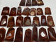 25 Pieces Beautiful Geode Carnelian Tower Points