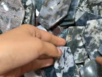 Green Moss Agate Shallow Bowl Coffin Wholesale