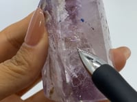 High Quality Amethyst Enhydro Quartz Tower With Moving Bubble