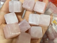 Rose Quartz Cubes Tumbled Wholesale