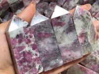 Red Tourmaline Four-Sided Tower Wholesale -Wholesale Crystals