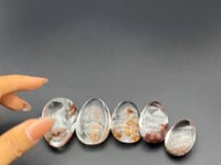 5 Pieces Beautiful Scenery Garden Quartz Inner Scene Carving