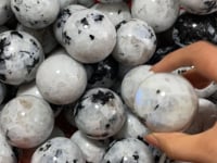 Natural Rainbow Moonstone Spheres Wholesale
