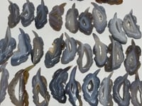 30 Pieces Druzy Geode Agate Giant Salamander Carving