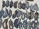 30 Pieces Druzy Geode Agate Giant Salamander Carving