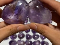 52 Pieces Ametrine Heart Crystal