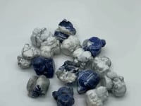 Christmas Cute Flying Shoe Wings Carving Howlite Sodalite Wholesale -Wholesale Crystals