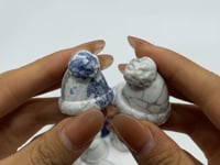 Winter Hat Cap Carving Wholesale Sodalite Howlite -Wholesale Crystals