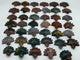41 Pieces Colourful Ocean Jasper Sea Turtle Carving