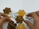 3 Types Snowflake Carving Wholesale Tiger Eye Howlite Yellow Calcite