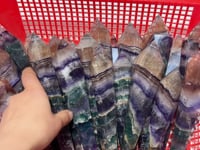 Rainbow Fluorite Point Scepter Magic Wand Wholesale