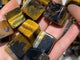 High Quality Gold Tiger Eye Cube Tumbled Wholesale