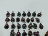 28 Pieces Sterling Silver Different Styles Ruby In Kyanite Pendant