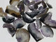 24 Pieces Polished Geode Amethyst Mixed Agate Leftover Slab