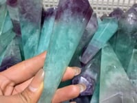 Watermelon Colourful Fluorite Point Magic Scepter Wand Wholesale