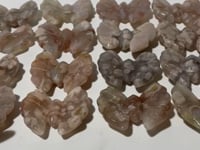 Sakura Flower Agate Butterfly Carving Wholesale