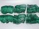 3 Pairs Beautiful Symmetry Malachite Slab
