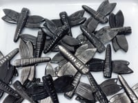 Silver Sheen Obsidian Dragonfly Carving Wholesale