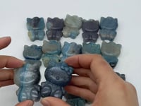 15 Pieces Trolleite Hello Kitty Crystal Carving