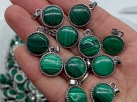 Malachite Round Pendant Crystal Wholesale