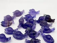 Beautiful Fluorite Snails Carving Wholesale