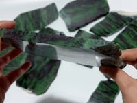 9 Pieces Large Ruby Zoisite Crystal Slab