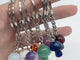 8 Types Mini Mushroom Keychain Wholesale Rhodonite Carnelian Lapis Lazuli