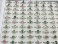 Colorful Tourmaline Ring Closeout(defective)