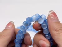Blue Aura Selenite Crystal Bracelet Wholesale